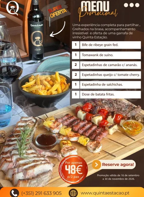 Menu Promocional Quinta Estação