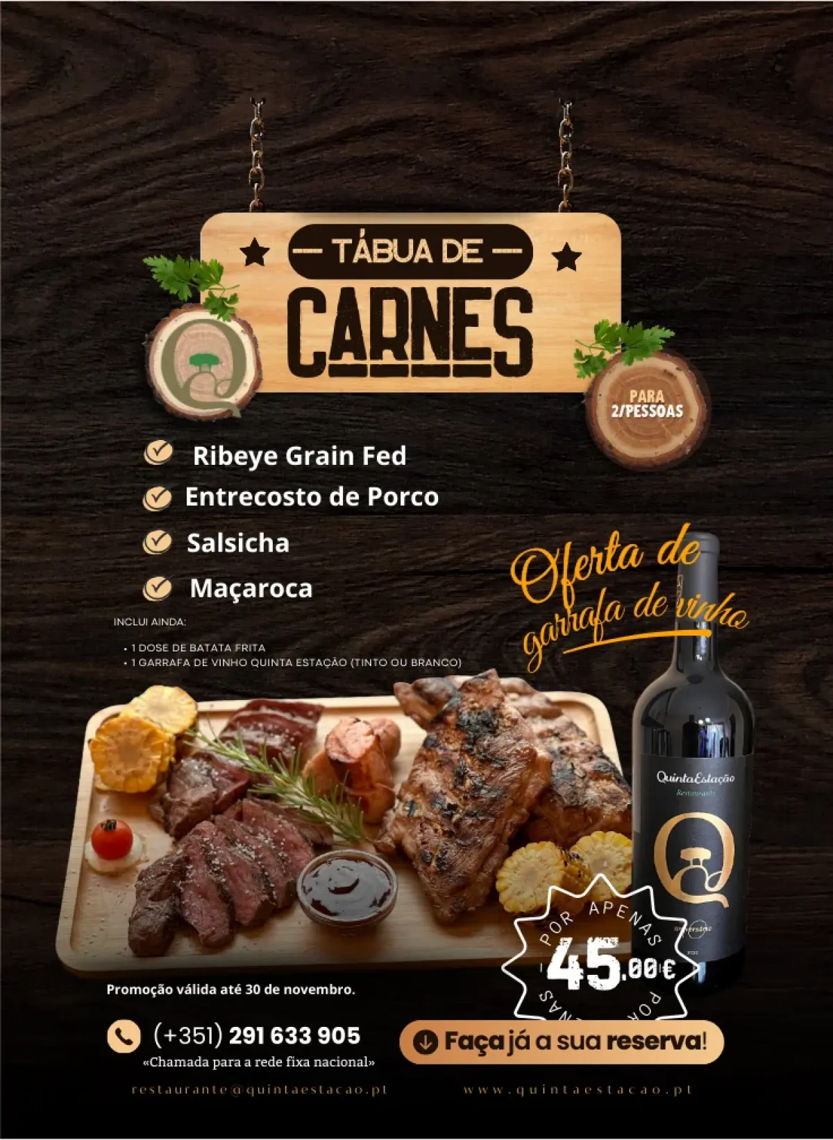 Tábua de Carnes Quinta Estação